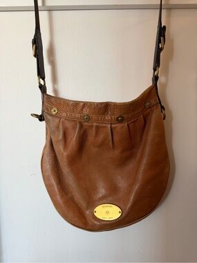 Mulberry Brown Leather Crossbody Bag